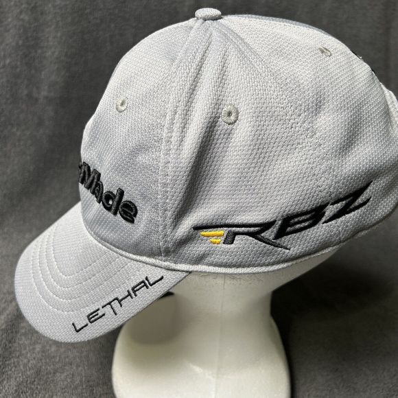 Taylormade Adjustable Golf Hat RBZ Lethal Gray Cap - Picture 5 of 8